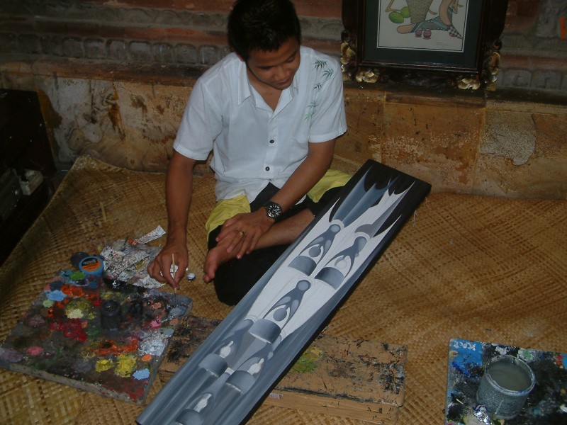 Maler in Ubud