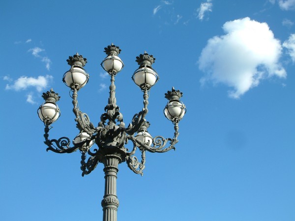 Laterne auf dem Petersplatz