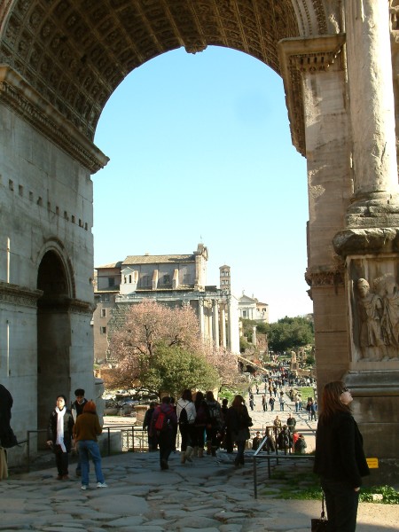 Rckblick zum Forum Romanum